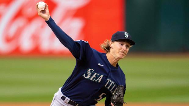 Seattle Mariners pitcher Bryce Miller